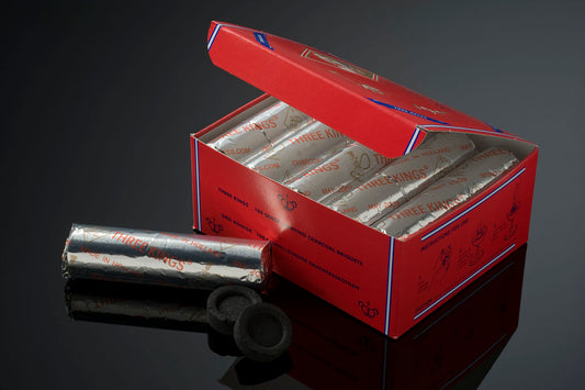 THREE KINGS Charcoal - 100pc. Box 33mm